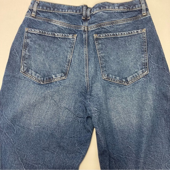 Express wide leg denim pants with unique waist - Picture 9 of 9